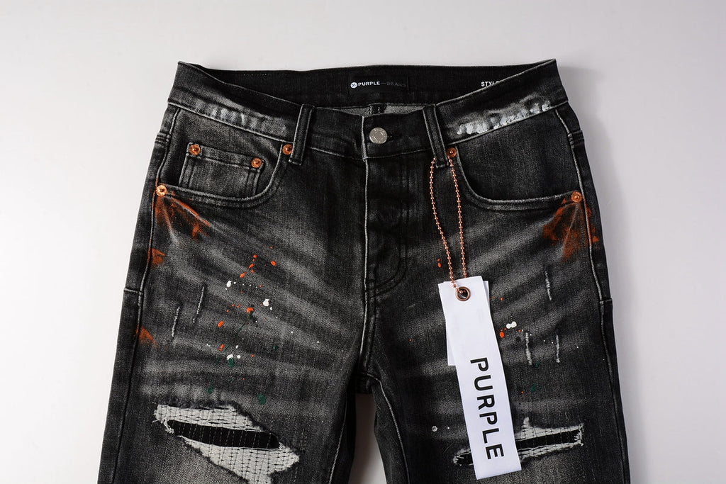 Men's Purple Jeans 9018