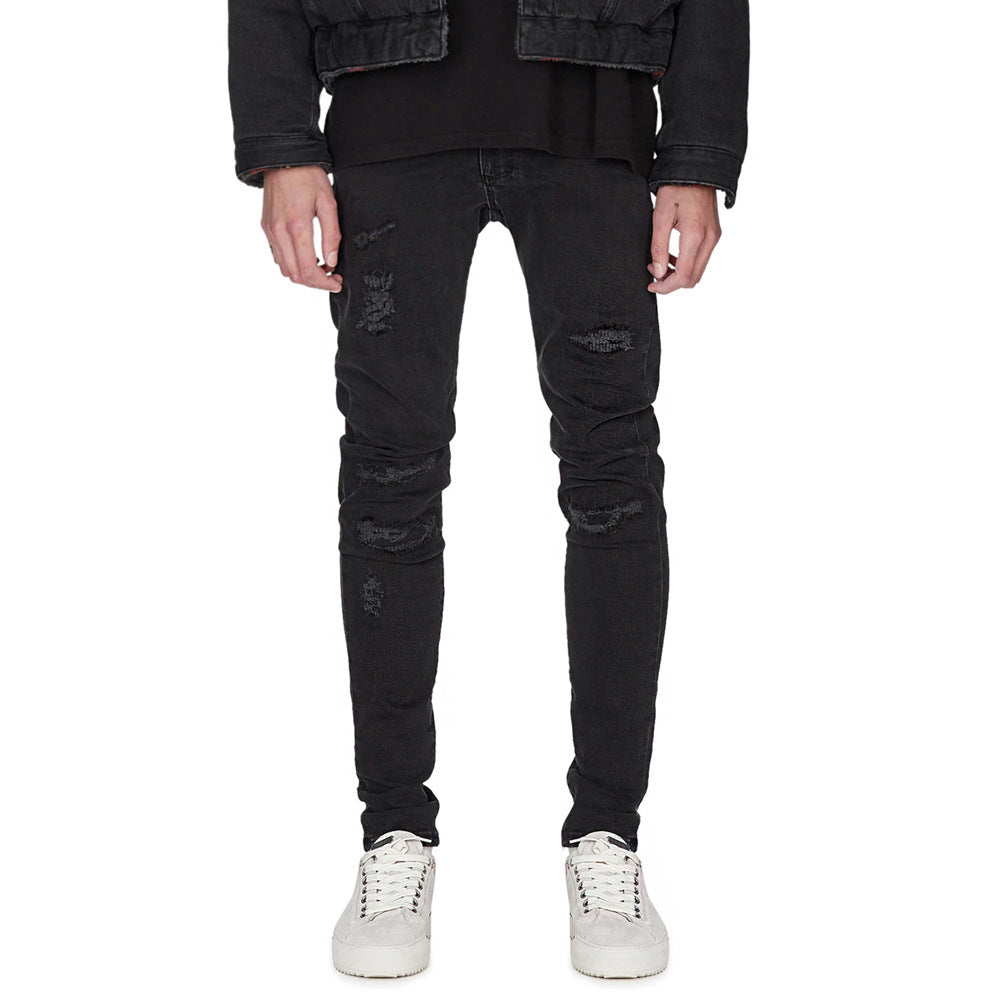American street fashion jeans