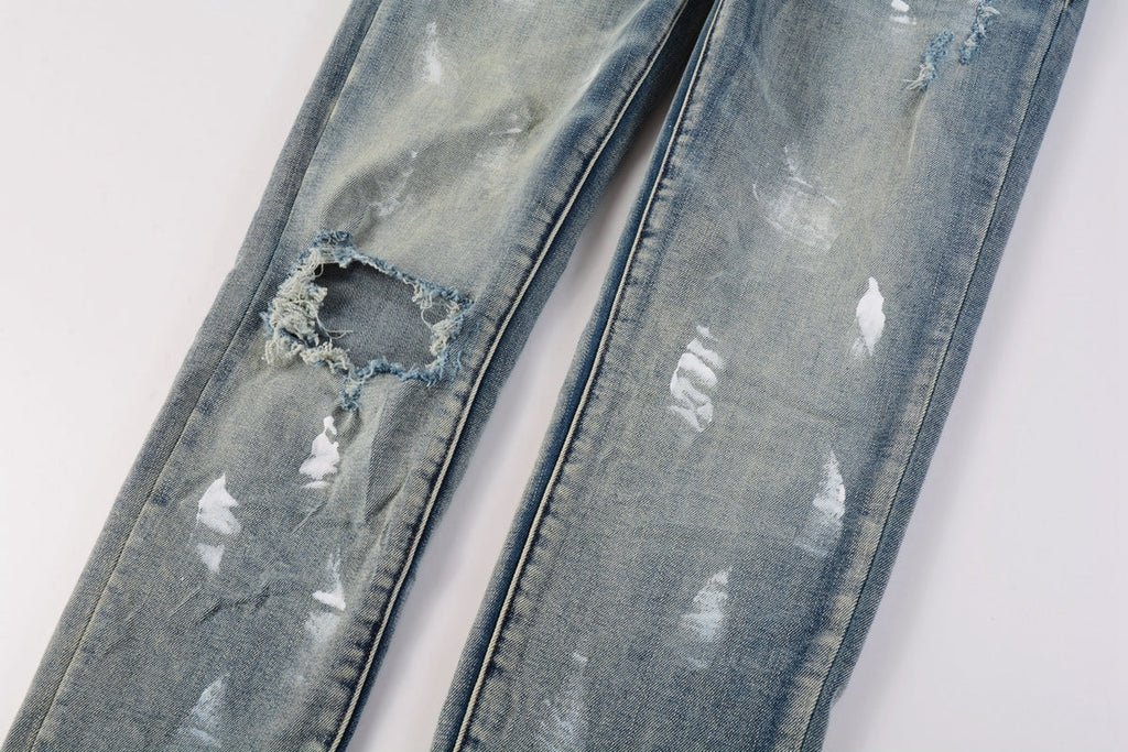 Men's Purple Jeans 9043