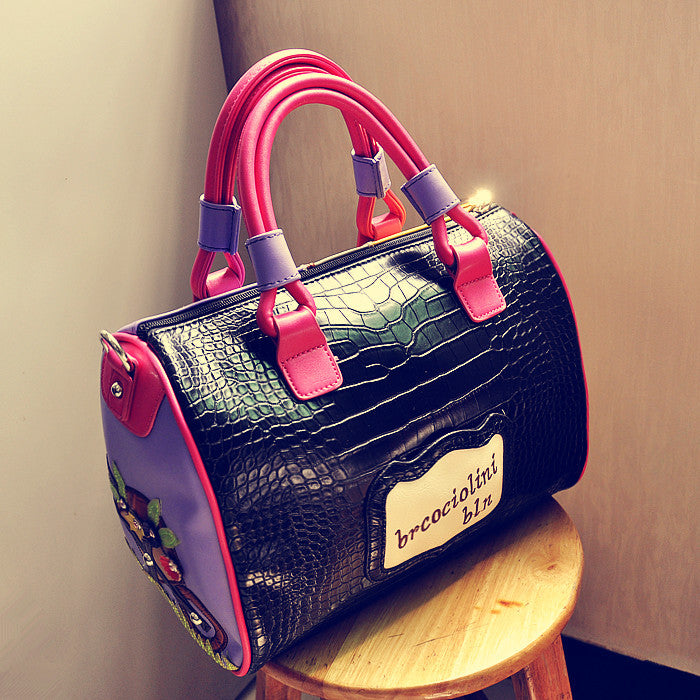 Chh Chrome Heart Leather Bag Zipper Bag Women's Bag