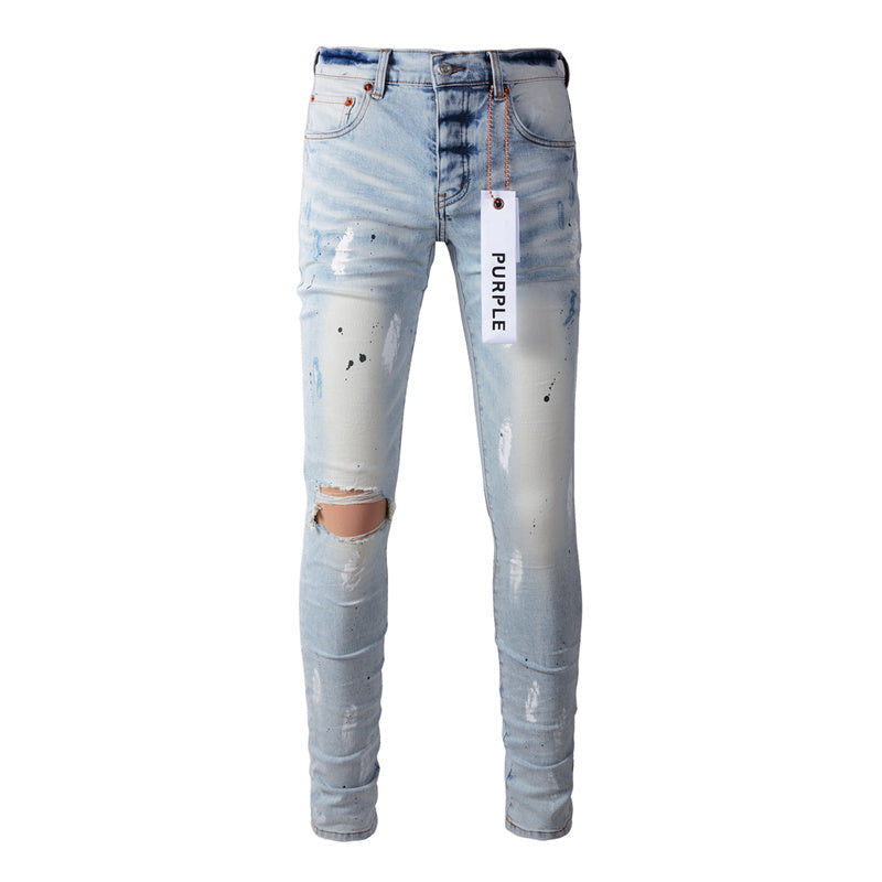 Men's Purple Jeans 9006