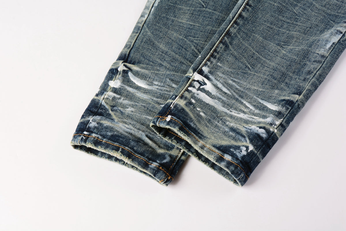 Men's Purple Jeans 9060
