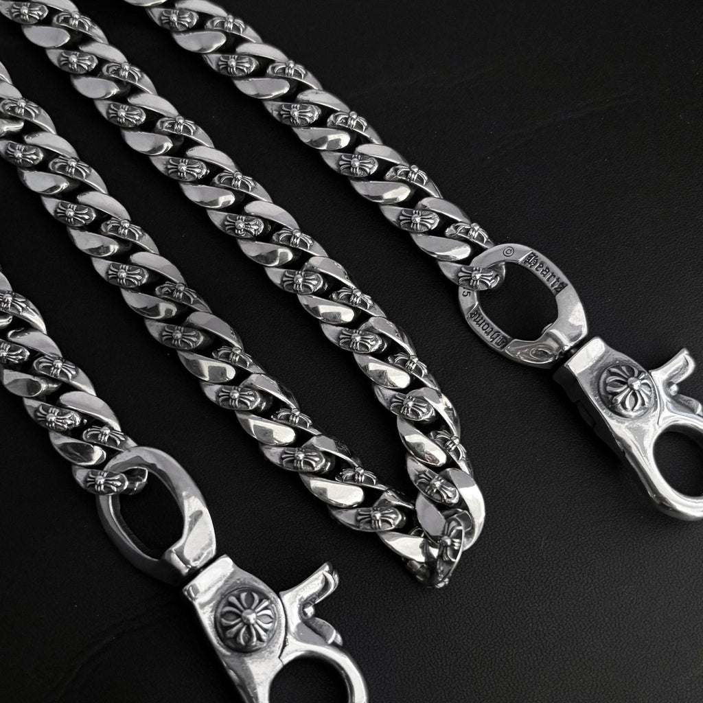 Chrome Hearts cross Cuba bold bag chain