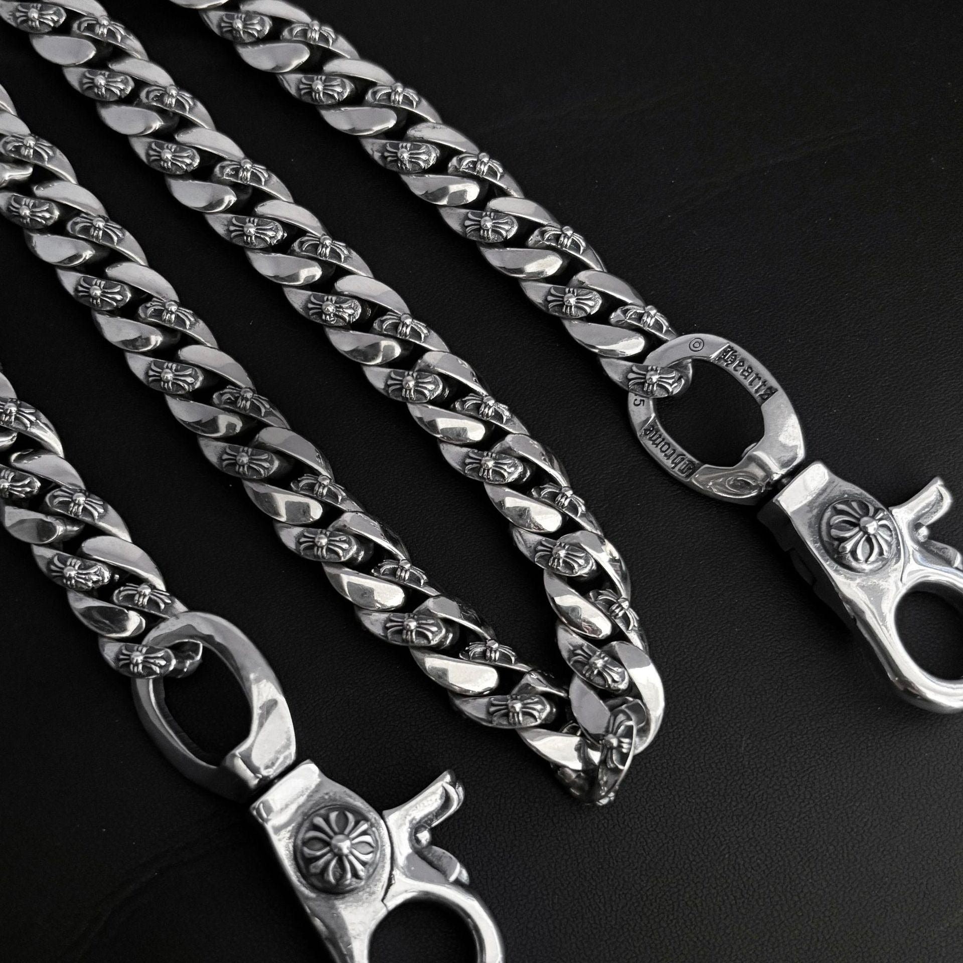 Chrome Hearts cross Cuba bold bag chain