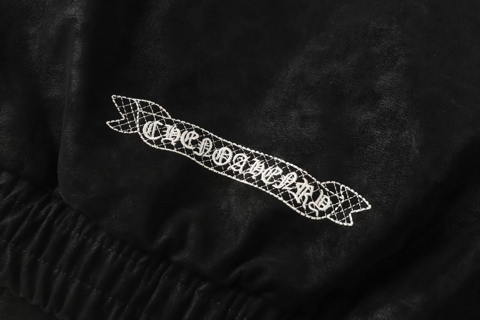 Chrome-Hearts Horseshoe Cross Jacket - Black Street Embroidered Coat 8800