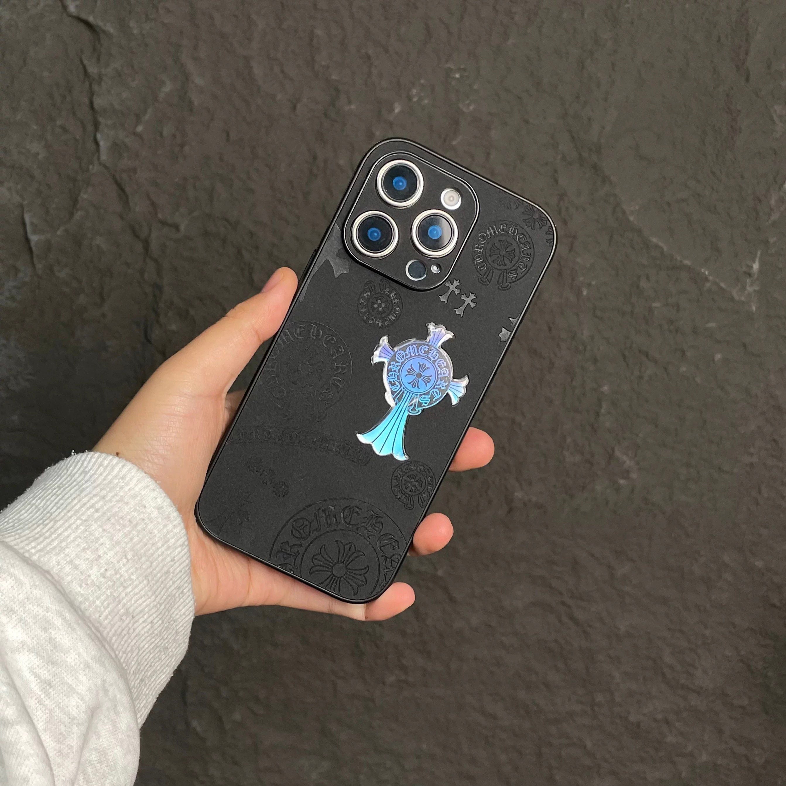 Chrome Hearts Reflective iPhone Case