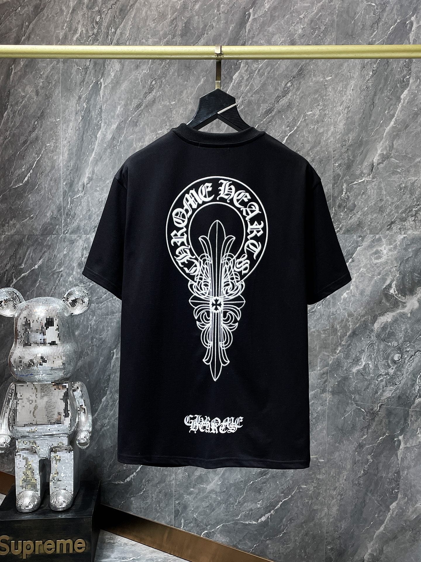 Chh Chrome Hearts T Shirts Sanskrit Casual Loose Short Sleeve T-Shirt