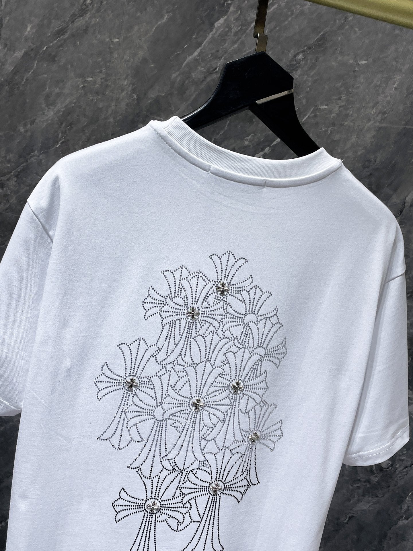 Chh Chrome Hearts T Shirts Liuding Alphabet Casual Short Sleeve T-Shirt