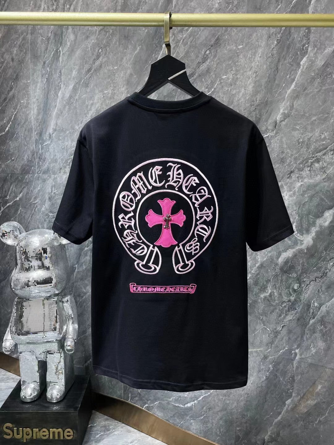 CHH Chrome Hearts T Shirts Embroidered Colored Classic Cross Horseshoe