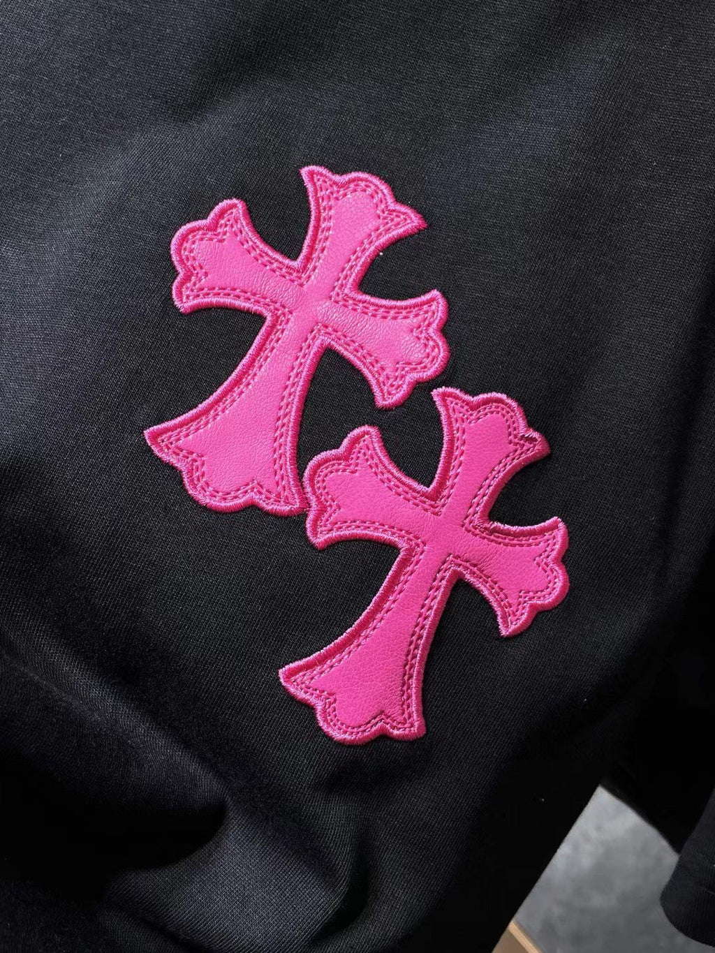 CHH Chrome Hearts T Shirts Embroidered Colored Classic Cross Horseshoe