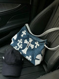 Chh Chrome Heart Leather Bag Cross Leather Crossbody Bag