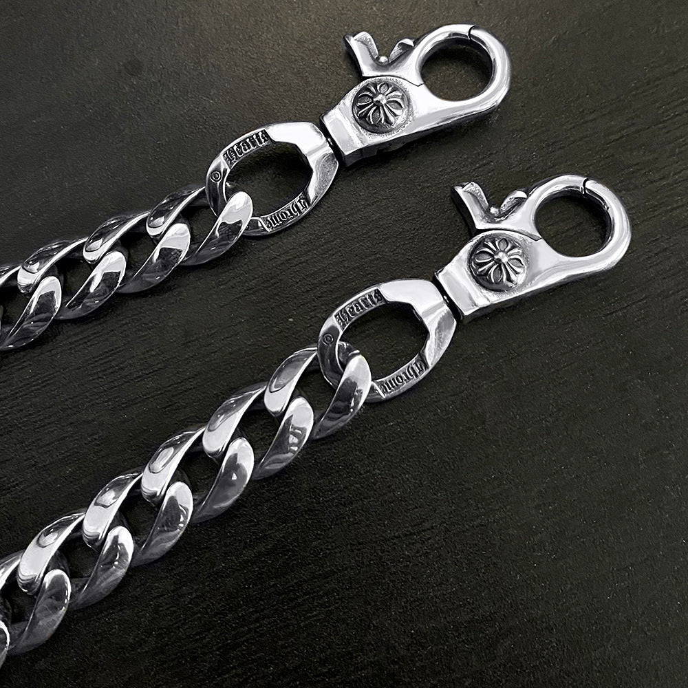 Chrome Hearts cross Cuba bold bag chain