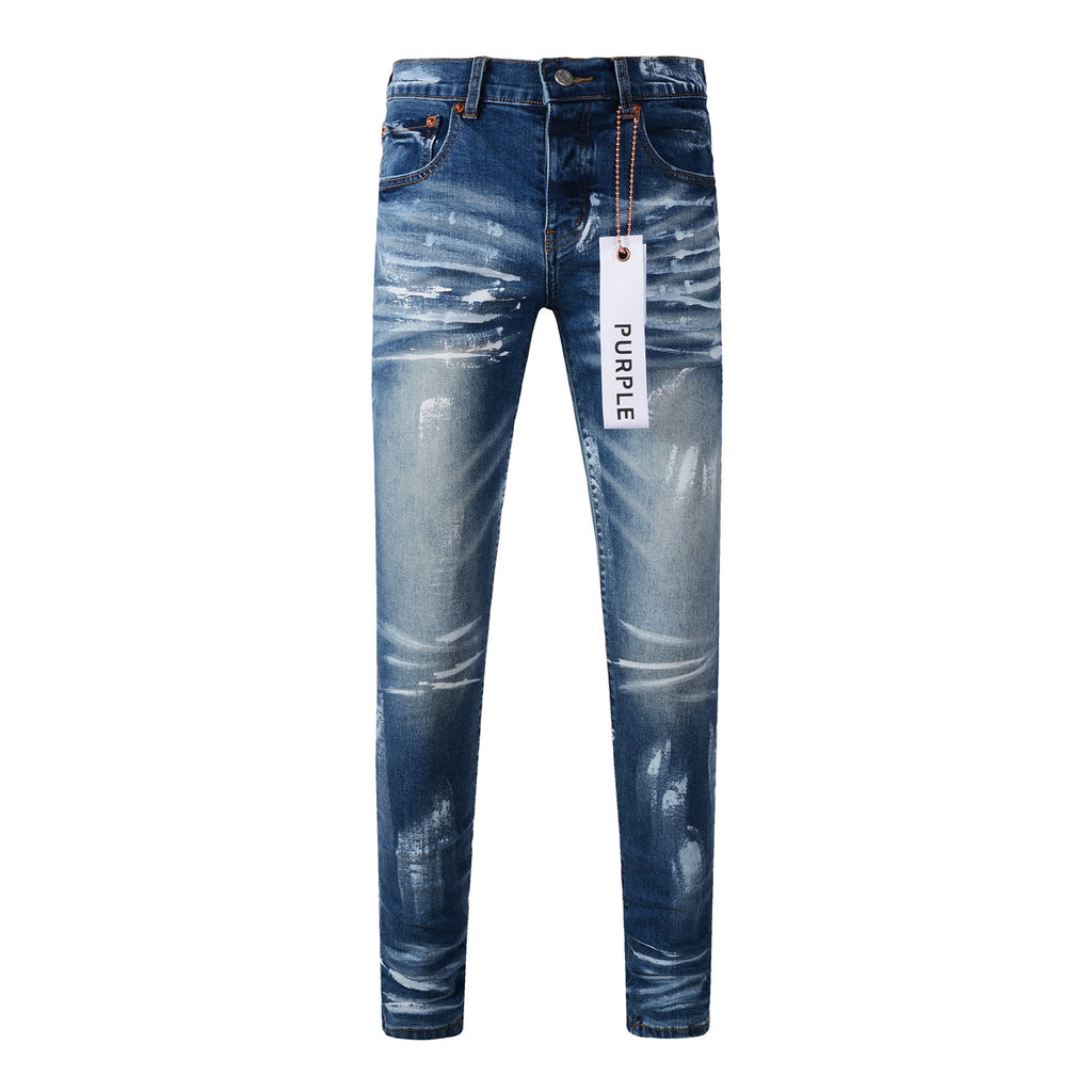 Men's Purple Jeans 9062