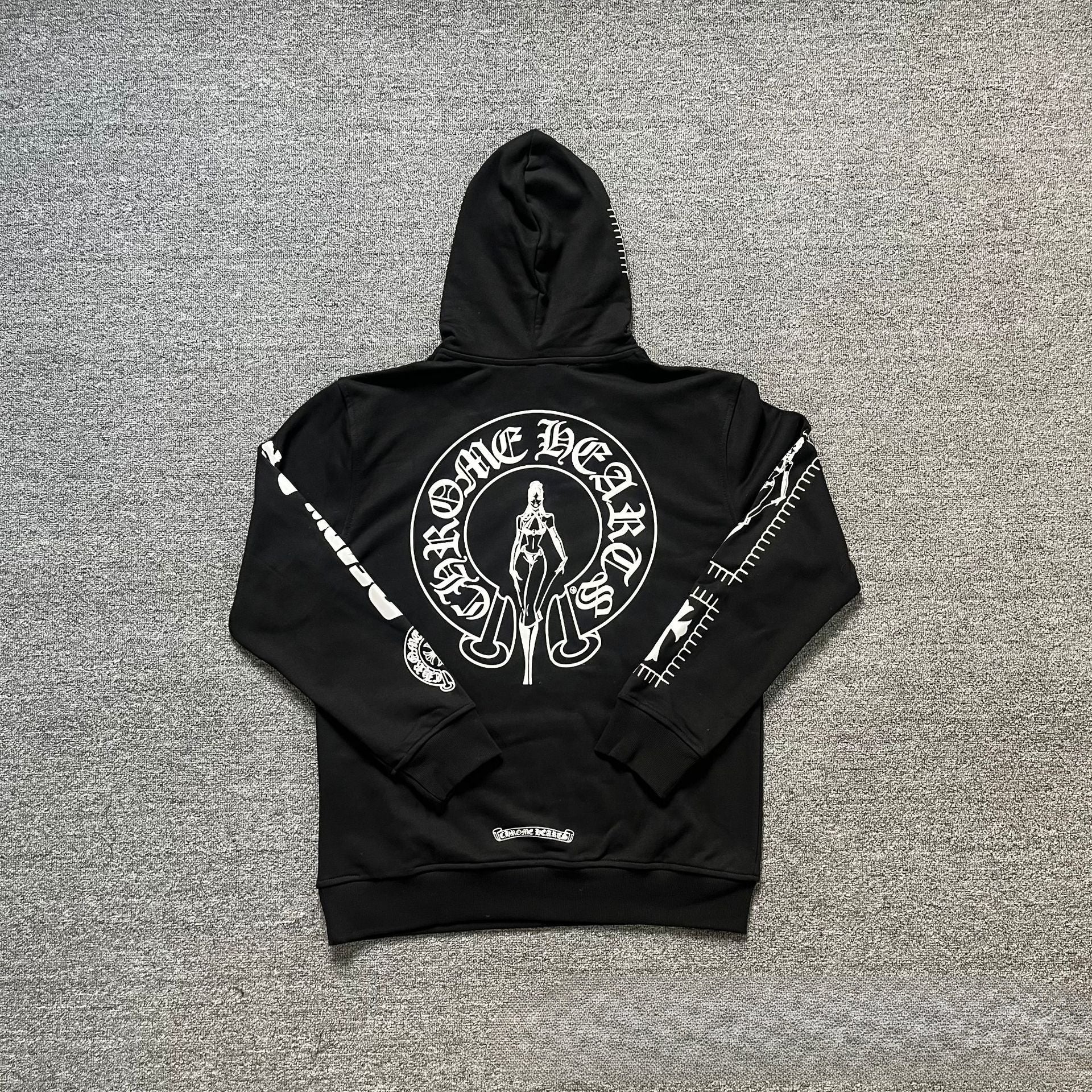 CHH Chrome Heart Hoodie Chrome Hearts big horseshoe deadly doll hooded sweater